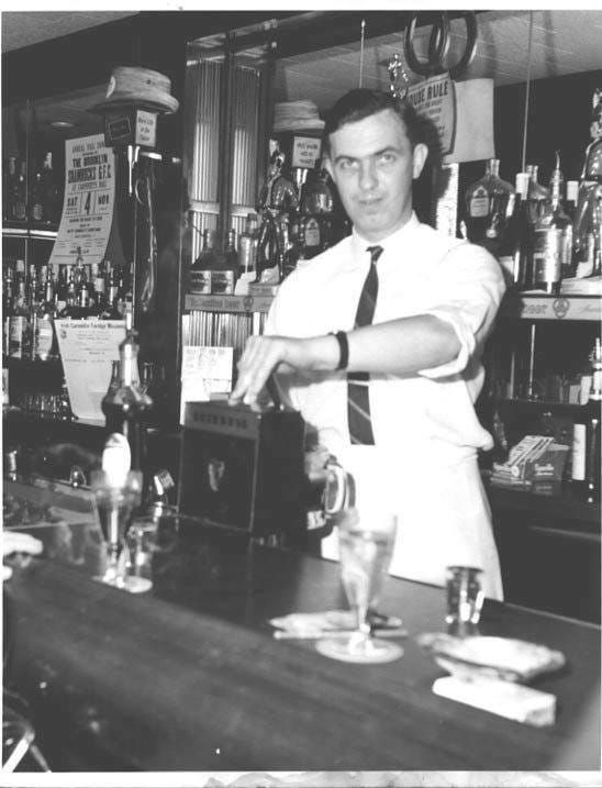 Frank Lawler at Irish Haven, Sunset Park, 1967