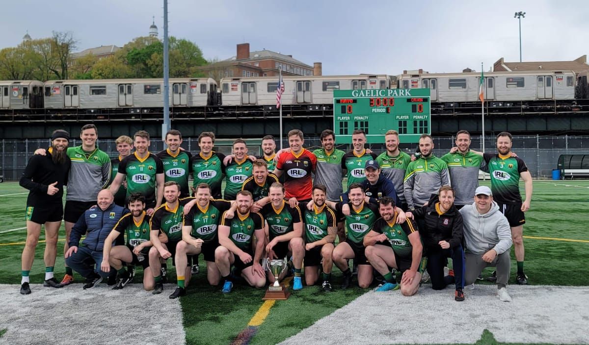 Senior League Champions celebration at Gaelic Park